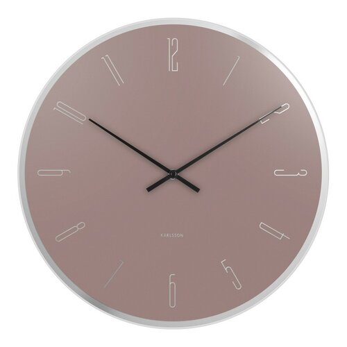 Karlsson 5800PI дизайнерський настінний годинник, діам. 40 см