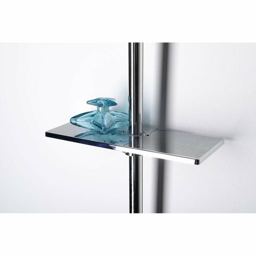 SAPHO SK111 Ablage für Duschstange, silberfarben