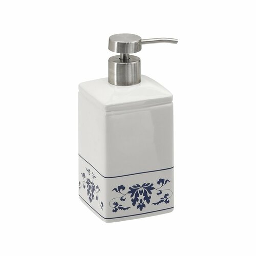 GEDY CX8189 Cixi szappanadagoló állványra,porcelán, fehér/kék akciós termékkép 1