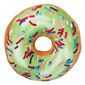 Tvarovaný vankúšik Donut zelená, 38 cm