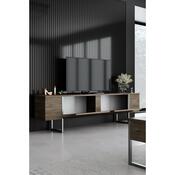 Măsuță TV Luxe Walnut and Silver
