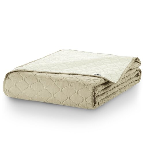DecoKing Prekriv za postel Axel bež/bela, 170 x210 cm