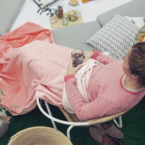 Ibena Deka Salerno Gots 2296/200 oranžna BIO, 140x 200 cm