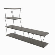 Ilgaz Anthracite TV asztal