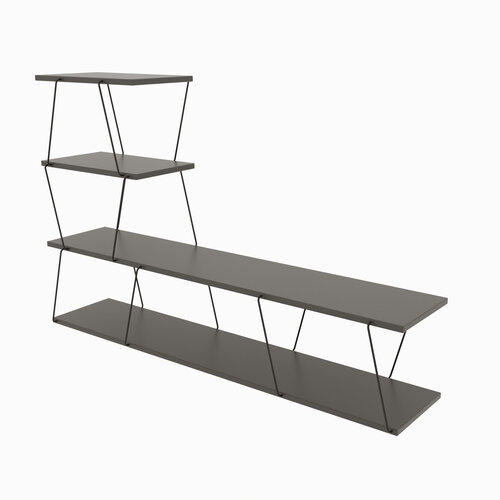 TV-Lowboard Ilgaz Anthracite