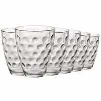 Bormioli Rocco 6-częściowy komplet szklanek Dots, 390 ml Bormioli Rocco 6-częściowy komplet szklanek Dots, 390 ml