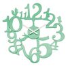Koziol Nástěnné hodiny PI:P zelená, pr. 45 cm
