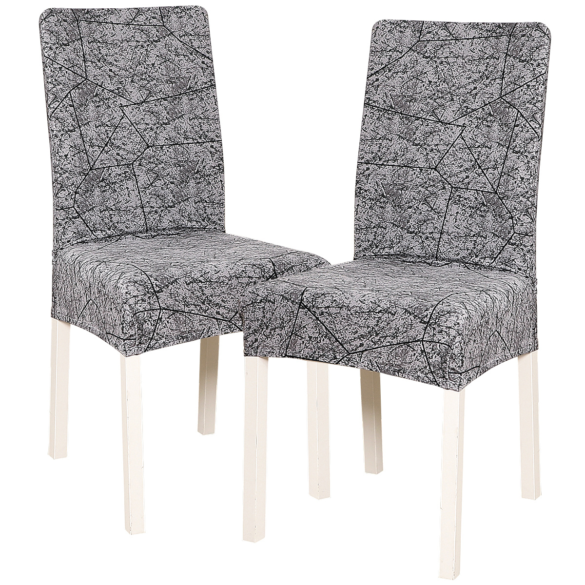 Husă elastică de scaun 4Home Stone 45 – 50 cm, set 2 buc. 4Home