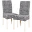 4Home Napínací potah na židli Stone 45 - 50 cm ,set 2 ks