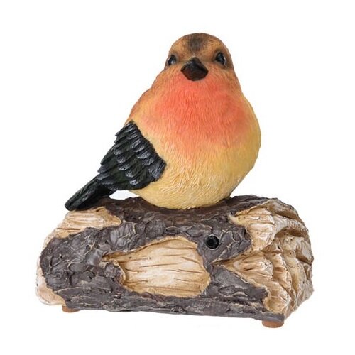 Садовий декор Пташка зі звуком, 13,5 x 7x 13 см