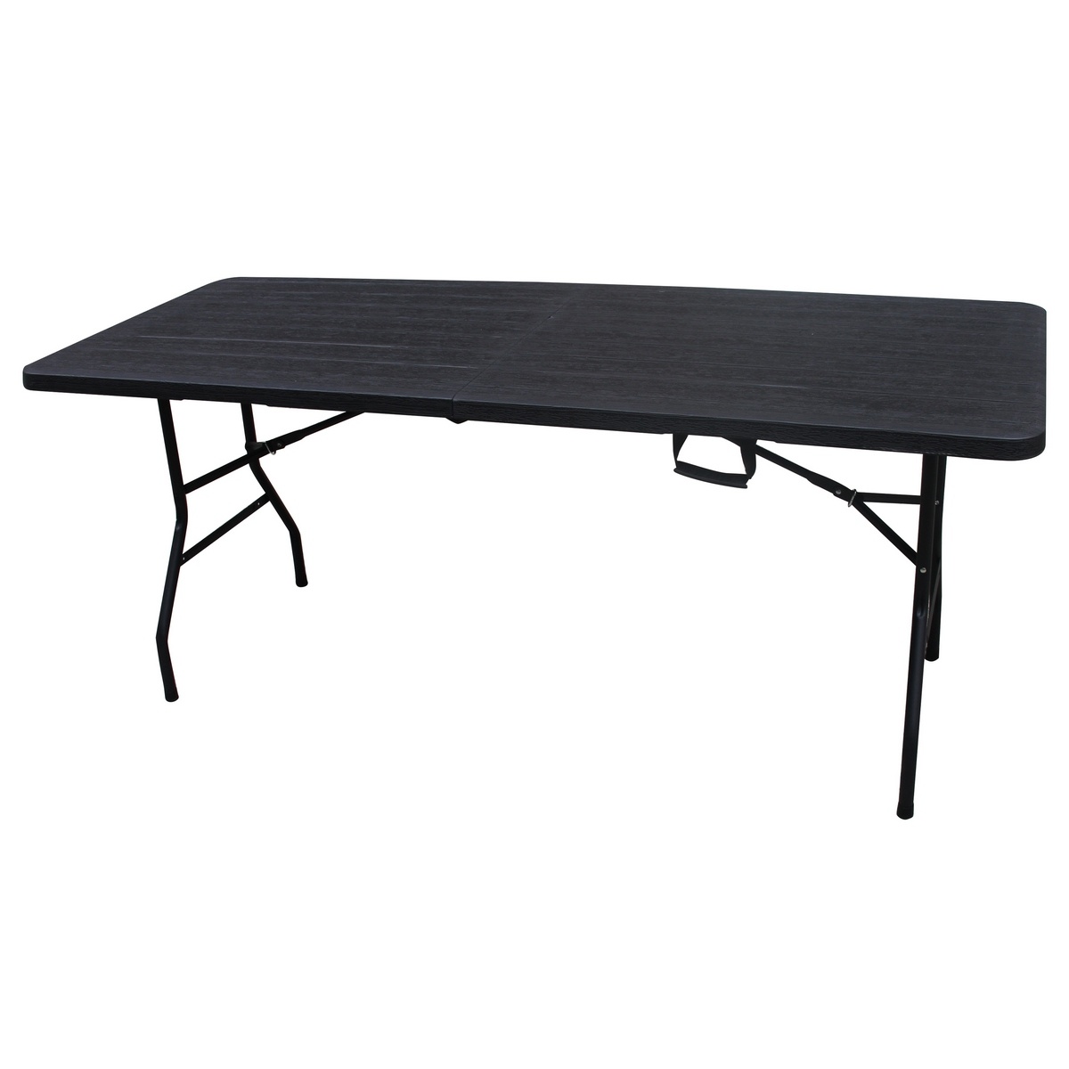Stół ogrodowy Autronic, metal, tworzywo sztuczne,czarny, AZ-K100 3 BK