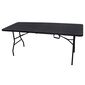 Autronic Gartentisch, Metall, Kunststoff, Schwarz, AZ-K100 3 BK