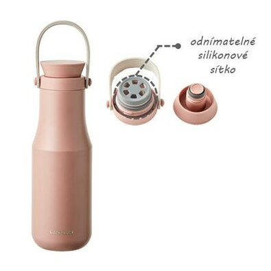 LOCKnLOCK Metro termosz palack, 710 ml, rózsaszín