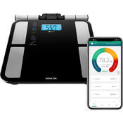 Sencor SBS 8800BK bluetooth fitness váha, čierna