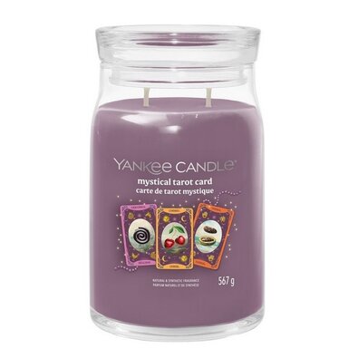Yankee Candle Lumânare parfumată mare Signature Halloween Mystical Tarot Card, 567 g