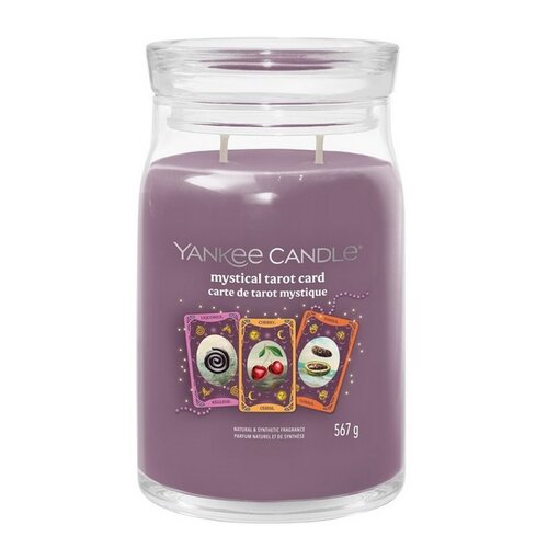 Yankee Candle Illatos gyertya, nagy Signature Halloween Mystical Tarot Card, 567 g