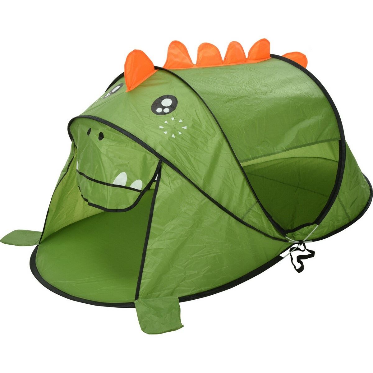 Szybko składany namiot dla dzieci z ochroną UV50+, dekor dinozaur, 182 x 100 x wys. 86 cm