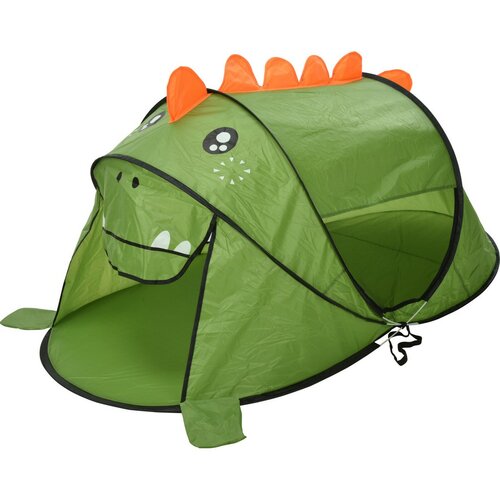 Rýchloskladací stan pre deti s UV ochranou 50+, dekor dinosaurus, 182 x 100 x v.86 cm