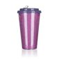 Banquet Reisebecher Doppelwand GLITTERS 0,5 l, rosa