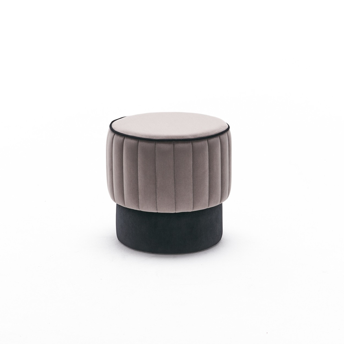 Taburet Rose Pouf Gri