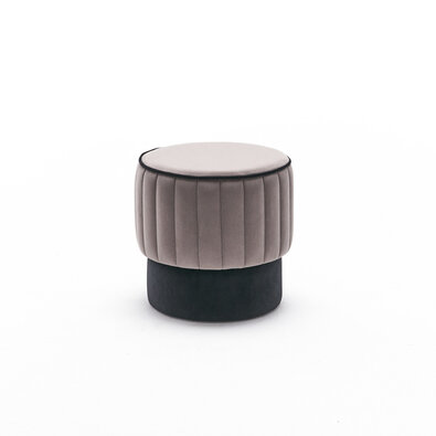Taburet Rose Pouf Gri