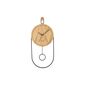 Karlsson 5892WD designerski zegar ścienny z wahadłem, 46 cm