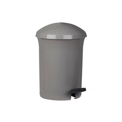 Coș de gunoi Dust Bin, cu pedală, 8,1 l, gri