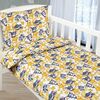 Bellatex Дитяча бавовняна постільна білизна Агата  Миші , 90 x 135 см, 45 x 60 см
