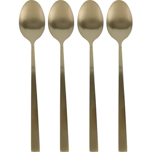 Set de linguri de cocktail aurii EH 4 buc, 18 cm