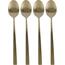 Set de linguri de cocktail aurii EH 4 buc, 18 cm