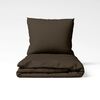 Set lenjerie de pat din bumbac Stanex UNI,ciocolatiu, 140 x 200 cm, 70 x 90 cm