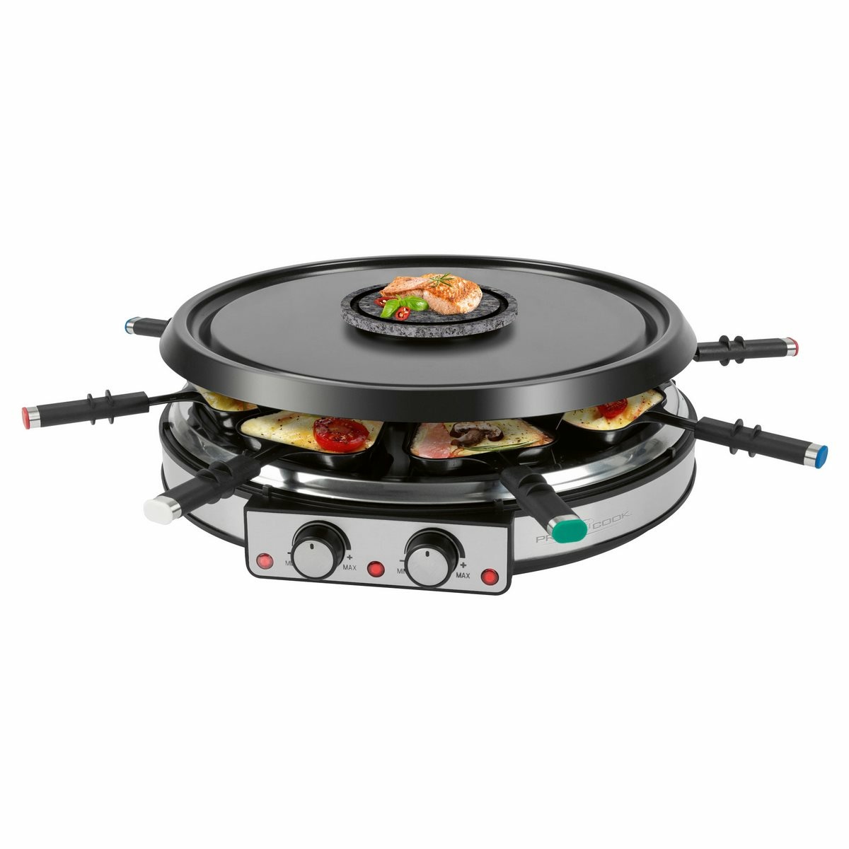 ProfiCook RG/FD 1245 raclette fondü grill 2in1  termék 2. képe
