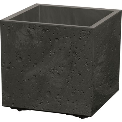 Blumentopf SIERRA SQUARE BETON EFFECT 38,5 cm, Schwarz