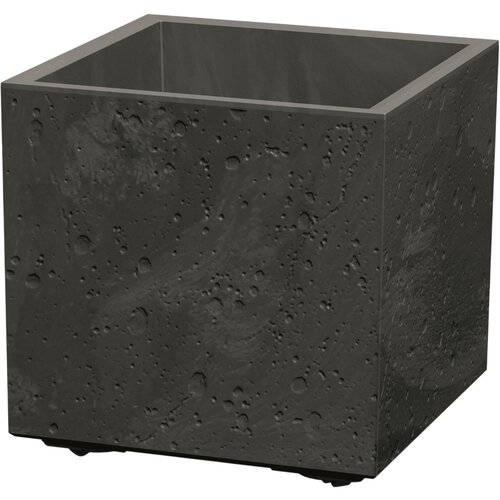 Blumentopf SIERRA SQUARE BETON EFFECT 38,5 cm, Schwarz
