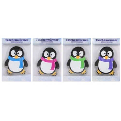 Warmes Gel-Kissen Penguin, Blau