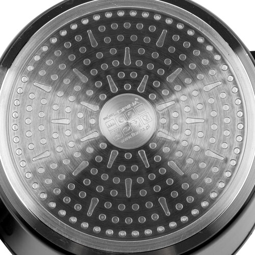 Florina Garnek niski z pokrywą Rose, 24 cm,