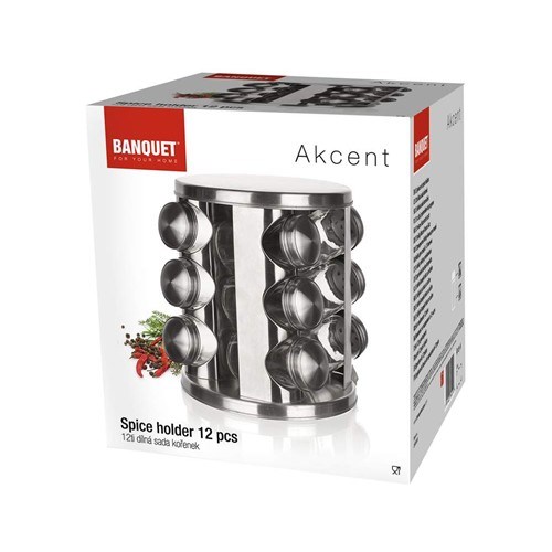 Set pentru condimente Banquet Akcent 12 buc.