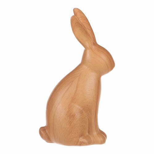 Polyresin dekorativni zajec, srednja figurica, 8 x5 x 16 cm