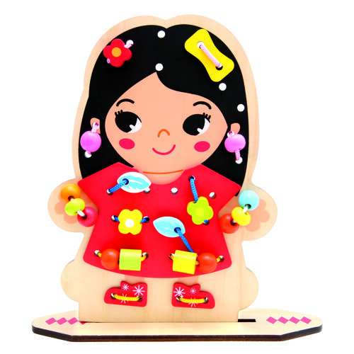 Joc Bino Primele broderii, îmbrăcatul distractiv