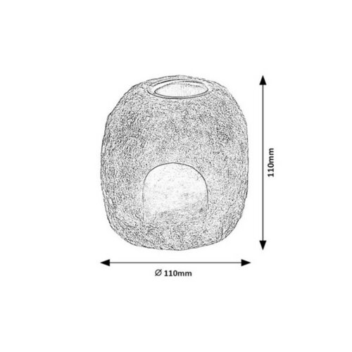Rabalux 76024 solna svetilka za čajne svečke in dišeča olja