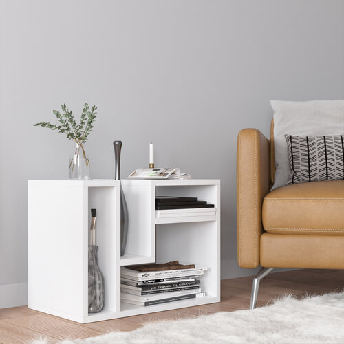 Odkladací stolík Abies White