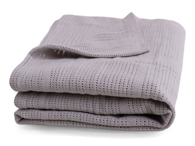 Babymatex Kocyk dziecięcy Sisi jasnoszary, 75 x 100 cm