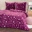 4Home Постільна білизна мікрофланель Stars violet, 140 x 220 см, 70 x 90 см