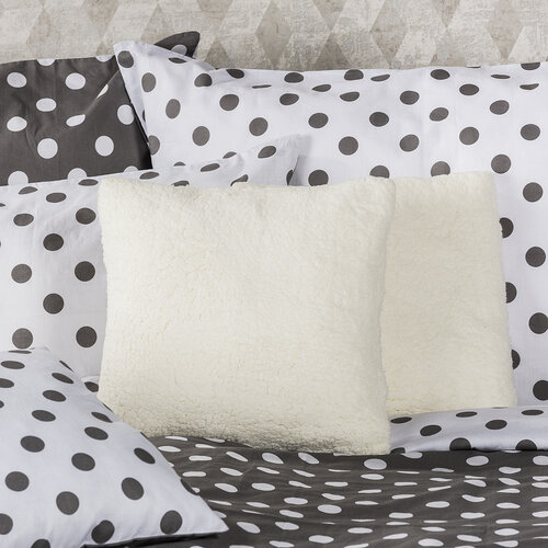 4Home Pościel bawełniana Szara kropka, 140 x 220 cm, 70 x 90 cm