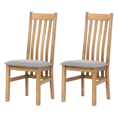 Set de scaune de sufragerie C-2100 SIL2, stejar, 2buc.