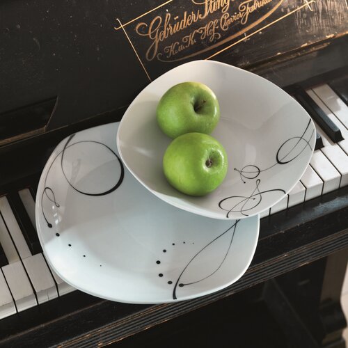 Mäser Set mit flachen und tiefen Tellern, 12 Stück CHANSON