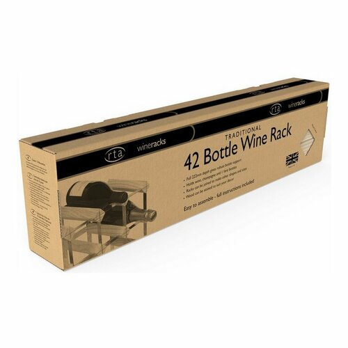 RTA Stojan za 42 steklenic vina, naravna borovnica