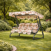 Leagăn de grădină pentru 3 persoane Salvia Flower