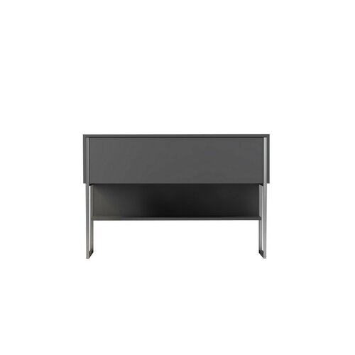 Komoda Luxe Anthracite and Silver