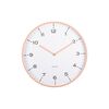 Karlsson 6011OR ceas de perete design, portocaliu,diametru 40 cm
